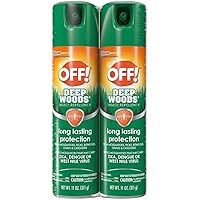 Off Deep Woods Insect Repellent V, 11 Ounce, 2 Pack