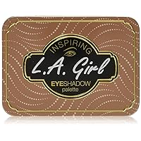 L.A. Girl Inspiring Eyeshadow Palette, Naturally Beautiful, 0.21 oz.,GES335
