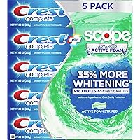 Crest Complete Advanced Flavoridetoothpaste 5 Pack 8.2 Oz Net Wt 41 Oz,, ()