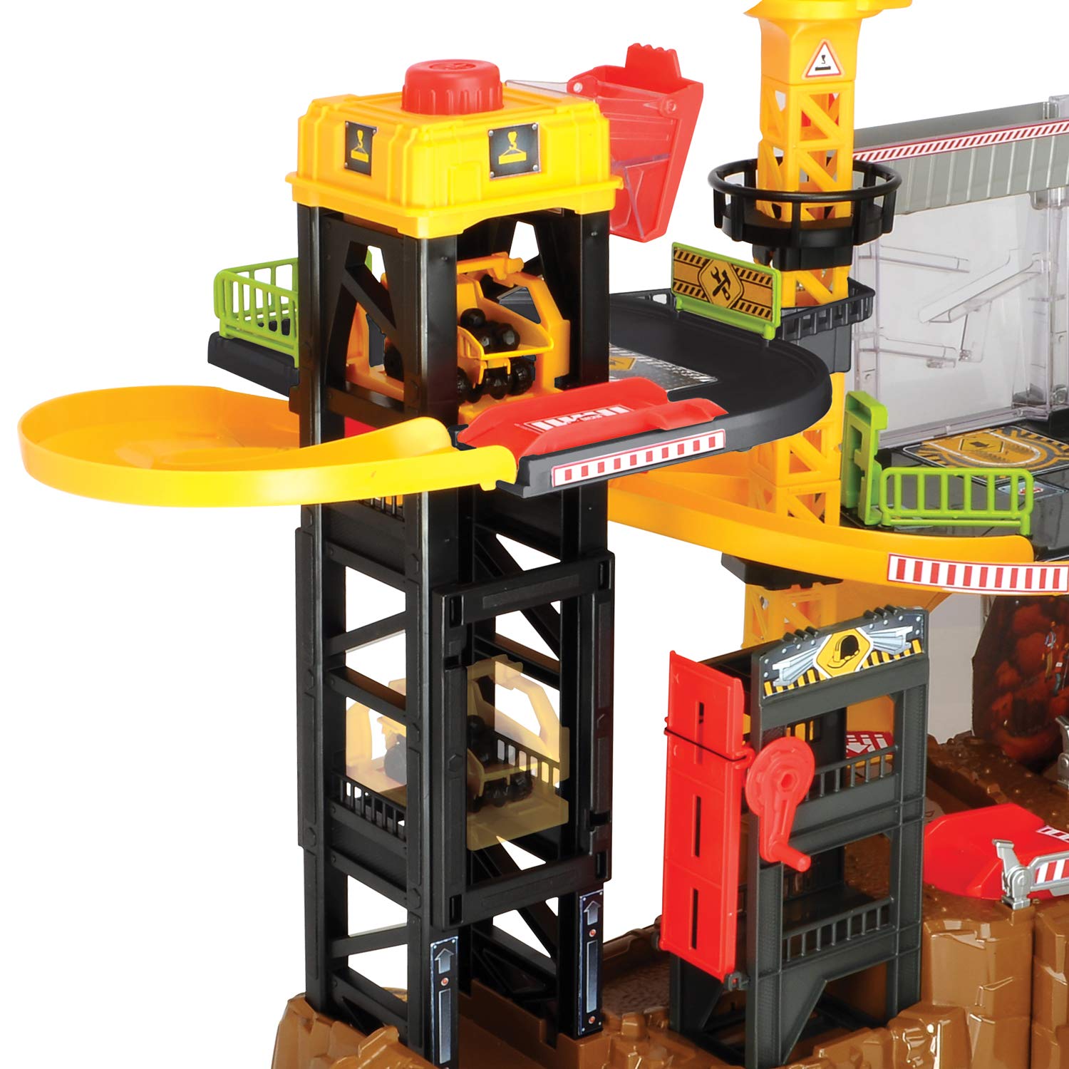 Dickie Toys - Construction Playset With 4 Die-Cast Cars