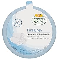 Citrus Magic Odor Absorbing Solid Air Freshener, Pure Linen, 8-Ounce, Pack of 1