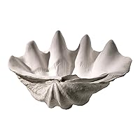Cyan Design 02799 Clam Shell Bowl,White