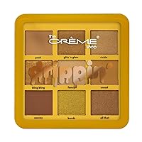 The Crème Shop Drippin' 9 Color Palette | Brown Eyeshadow Palette | Matte & Shimmer Eyeshadow Palette | Natural Eyeshadow Palettes