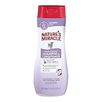 Nature's Miracle Nature’s Miracle Odor Control Shampoo & Conditioner, 16 Ounces, Lavender Scent
