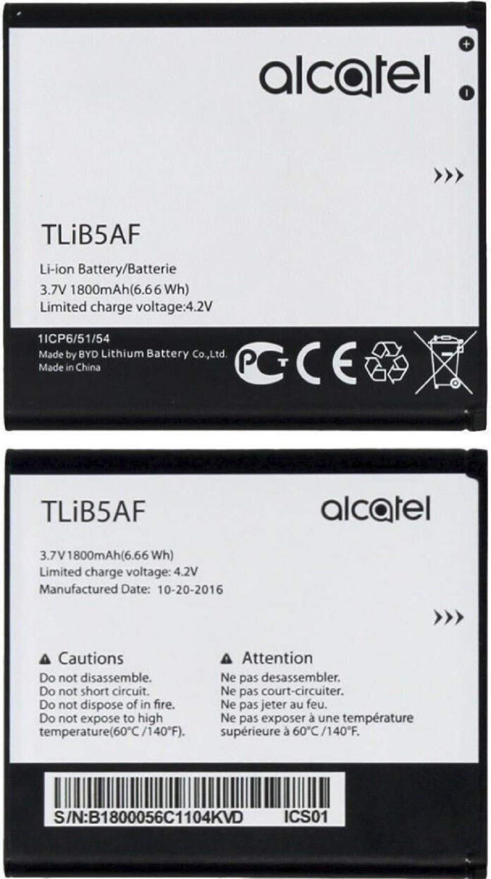 OEM Original Alcatel LINKZONE Mobile Hotspot TLiB5AF Battery