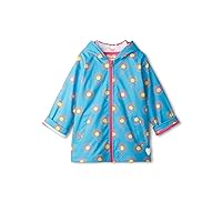 Hatley Girls' Sunrays Zip Up Rain Jacket (Toddler/Little Big Kid)