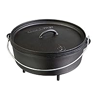 Camp Chef Classic 12 Dutch Oven - Cast Iron Dutch Oven Pot with Lid for Indoor & Outdoor Cooking - 12