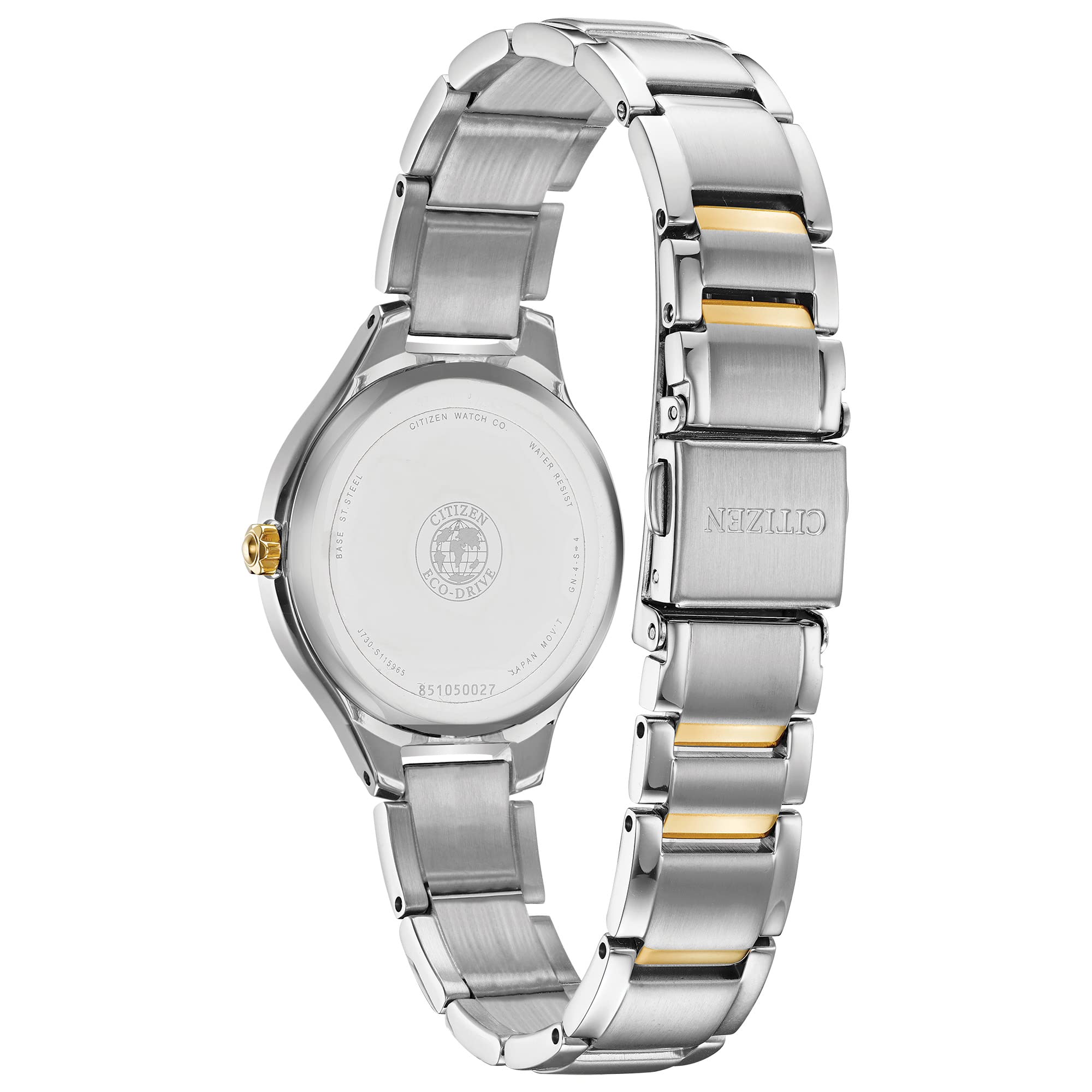 Citizen Eco-Drive Corso Womens Watch, Stainless Steel, Diamond