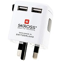 Skross Travel USB charger blister white [SKR1302300]