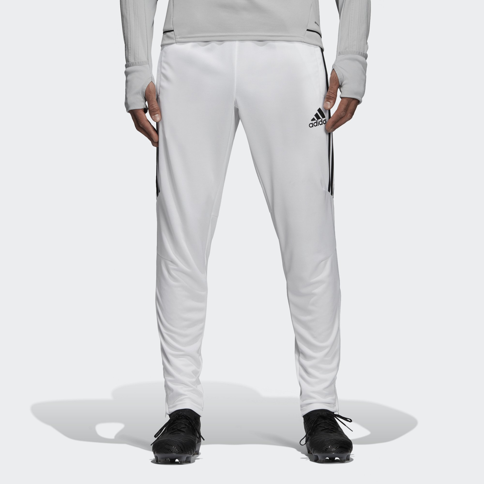 adidas Men's Soccer Tiro 17 Pants, White/Black, XXX-Large