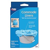Carex Commode Liners, 7 count