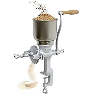 Trademark Innovations Cast Iron Grain Mill Grinder, Food Grinder, Food Mill Hand Crank, Manual Mill