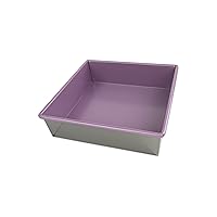 USA Pan Allergy Id Nonstick Cake, 8-Inch Square Pan, Purple