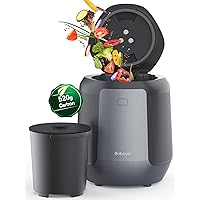 Enboya Electric Composter: 4.2L Large Capacity Odorless Quiet Composter Kitchen Counter Top Food Cycler Machine Electric Compost Bin Indoor Countertop Recycler Composting Trash Can Smart Mill Waste