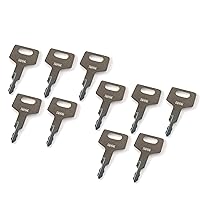 10 Ignition Keys H806 for Takeuchi 17001-00019 Gehl 180845 New Holland Case Hitachi