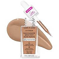 Bare Focus Skin Tint, 5% Niacinamide Enriched, Buildable Sheer Lightweight Coverage, Natural Radiant Finish, Hyaluronic & Vitamin Hydration Boost, Cruelty-Free & Vegan - Deep