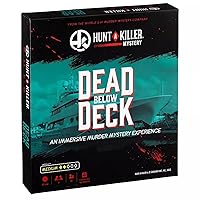 Hunt A Killer Dead Below Deck - Solve a Murder on a Yacht - Game for True Crime Fans with Documents & Puzzles - Murder Mystery Game for Adults - Solve Crimes at Game Night or Date Night
