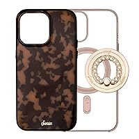 Sonix Brown Tort Case + Magnetic Ring (Gold) for MagSafe iPhone 14 Pro Max