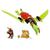 Treasure X Dino Gold Pterodactyl Dino Dissection. Dissect, Rescue and Attack. Exclusive Hunter and Dinosaur Playset. Will You find Real Gold Dipped Treasure?
