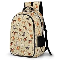 Cute Yorkie Dog Casual Backpack Fashion Travel Hiking Laptop Bag Work Picnic Camping Beach