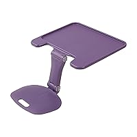 ECR4Kids The Surf Folding Portable Lap Desk, Large, Flexible Seating, Eggplant