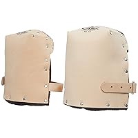 CLC Custom Leathercraft 313 Heavy Duty Leather Kneepads, Double Thick Lining, Tan