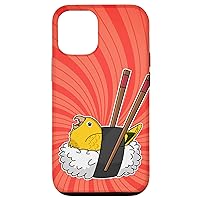 iPhone 12/12 Pro Sushi Roll Parrot I Kawaii Japanese Food I Golden Conure Case