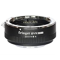 EF-FX PRO II Fuji Auto Focus Mount Adapter Built-in Electronic Aperture Automatic Compatible with Canon EOS EF Lens to Fujifilm X-Mount X-T3 X-T4 X-Pro3 X-T30II X-S10 XH2S XT30 XH2 XE4 X-T5