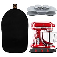 Sliding Mat for Kitchenaid Stand Mixer Slider Mat with Bendable Cord Organizers for Kitchen aid 4.5-5 Qt Appliances Coffee Air Fryer Slider Mat