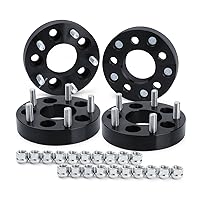5x4.5 to 5x5 Wheel Adapters 4PCS for Je-ep Jk Wk Wj Xk Wheels on Tj Yj Kk Xj Mj Kj Zj, Dynofit 5x114.3mm to 5x127mm 1.25