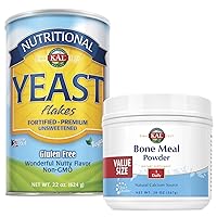 KAL Bone Meal Powder & Nutritional Yeast Bundle | 20oz & 22oz