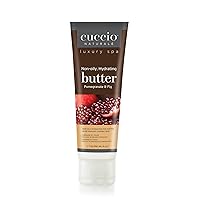 Naturale Butter Blends -Ultra-Moisturizing, Renewing, Smoothing Scented Body Cream - Deep Hydration For Dry Skin Repair - Made With Natural Ingredients - Pomegranate & Fig - 4 Oz