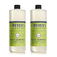 MRS. MEYER'S CLEAN DAY Multi-Surface Cleaner Concentrate, Use to Clean Floors, Tile, Counters, Lemon Verbena, 32 Fl. Oz - Pack of 2