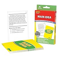 Edupress Reading Comprehension Practice Cards, Main Idea, Green Level (EP63401) Medium