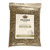 Unroasted Guatemalan Green Coffee | Arabica Whole Bean Coffee | Direct Trade Green Coffee Beans for Roasting | Small Lot, Farm Fresh Gourmet Coffee | 2 LB Bag