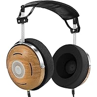 Premium Wooden Open-Back Headphones with Detachable Cable and Dual Adapters