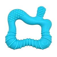 Molar Teether made from Silicone | Soothes & massages baby's molar gums & teeth | Soft, flexible silicone eases pain, Easy to hold, gum, & chew, 1 Count (Pack of 1)