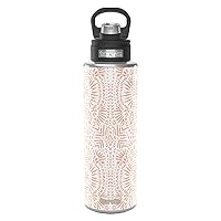 Tervis Sara Berrenson Mandala Pattern Triple Walled Insulated Tumbler Travel Cup Keeps Drinks Cold, 40oz Wide Mouth Bottle, Stainless Steel