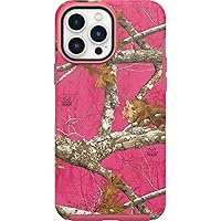 OtterBox iPhone 13 Pro Max & iPhone 12 Pro Max Symmetry Series+ Case - REALTREE FLAMINGO PINK (Camo) (GEN 2), ultra-sleek, snaps to MagSafe, raised edges protect camera & screen