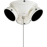 Minka-Aire 3 Bulb Light Kit - Shell White - K35-SWH