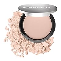 Mirabella Pure Press Powder Foundation Makeup, HD Finish Buildable Mineral Foundation for Sensitive Skin and All Skin Types with Age-Defying Benefits, Jojoba and Triglyceride, Original Fair I