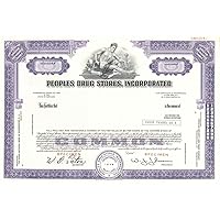 Peoples Drug Stores, Inc. - Specimen Stock Certificate