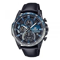 Casio Edifice EQS-940NL-1AVUEF Men's Watch, Black and Blue, Bracelet