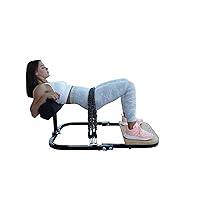 Hip Thrust Machine for High Resistance Glute Training - Home Gym Workout - Comes with 45, 90, and 135 Lbs of Resistance