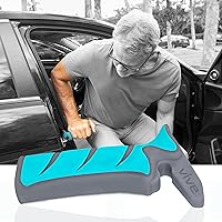 Car Handle Assist for Elderly - Scratch Proof Latch - Auto Grab Bar Cane Support Aid - Standing Mobility Safety Tip to Help Get Out - Portable Assistive Device for Seniors, Handicapped