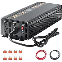 VEVOR 2500W Sump Pump Battery Backup System, LCD Display, Auto Switches to Battery Inverter Power for Continuous Sump Pump Operation, Sump Pump Battery Backup Inverter for Emergency and Power Outage