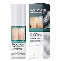 Salicylic Acid Back Acne Spray Body Acne Spray, Back Acne Treatment Spray For Women And Men, Body Acne Treatment Spray with Tea Tree Oil and Hyaluronic, Preventing Pimple, Acne - 4.05 Fl oz