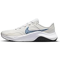 Nike Legend Essential 3 Next Nature Men's Workout Shoes (DM1120-013, Platinum Tint/White/Black/Court Blue) Size 8.5