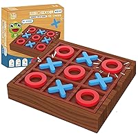 Marble Solitaire Board Game,Table Top Tick Tac Toe Board Game | Tic Tac Toe Decorative Board for Coffee Table One Player Board Game