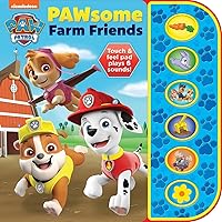 Nickelodeon PAW Patrol – PAWsome Farm Friends Sound Book – Touch & Feel Textured Sound Pad for Tactile Play – PI Kids Nickelodeon PAW Patrol – PAWsome Farm Friends Sound Book – Touch & Feel Textured Sound Pad for Tactile Play – PI Kids Board book
